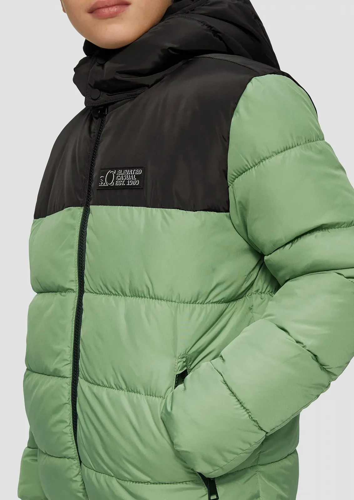 Куртка s.Oliver Jungen стьобана з капюшоном, фото №3