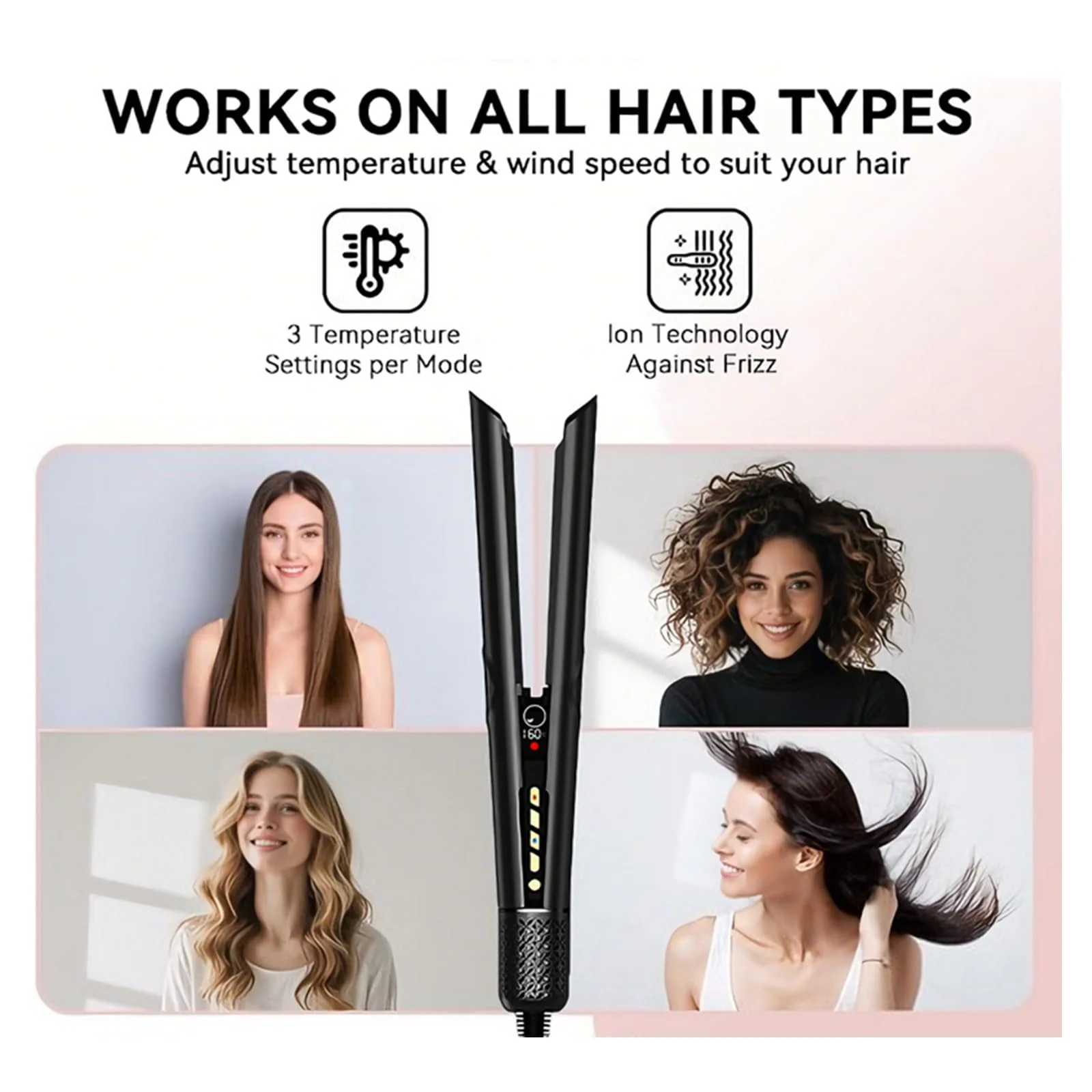 Воздушный ионный выпрямитель UMIGA Professional Airstyler 80°C - 160°C, фото №4 Воздушный ионный выпрямитель UMIGA Professional Airstyler 80°C - 160°C, фото №4