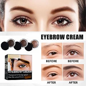 Крем для брів Long Lasting Waterproof Eyebrow Cream Fully Pigmented Eyebrow Cream Gel Filling Enhancer Creams Wild Eyebrows Shaping Tinted Eyebrows (3 Кольори) synthetic.ua - Фото 1