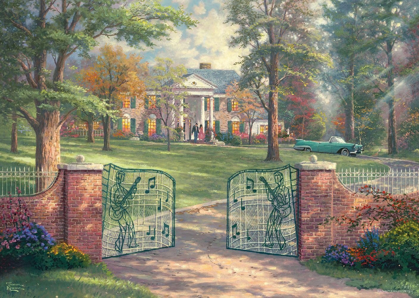 Пазл Schmidt Spiele 58783 Thomas Kinkade Graceland 50th Anniversary 1000 элементов, фото №2