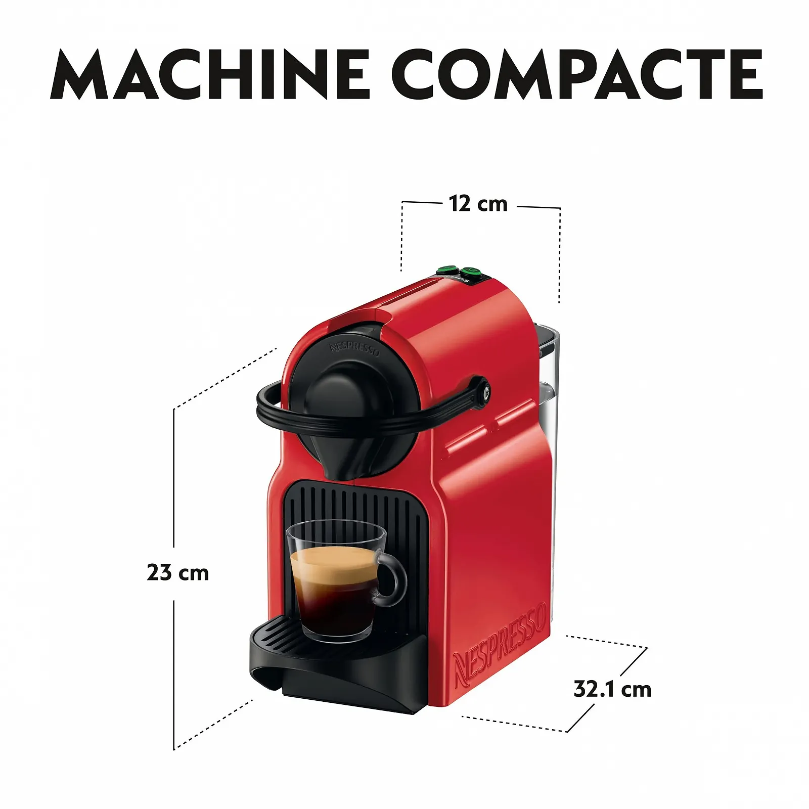 Кофемашина Nespresso Inissia Krups YY5506FD Красный, фото №4 Кофемашина Nespresso Inissia Krups YY5506FD Красный, фото №4