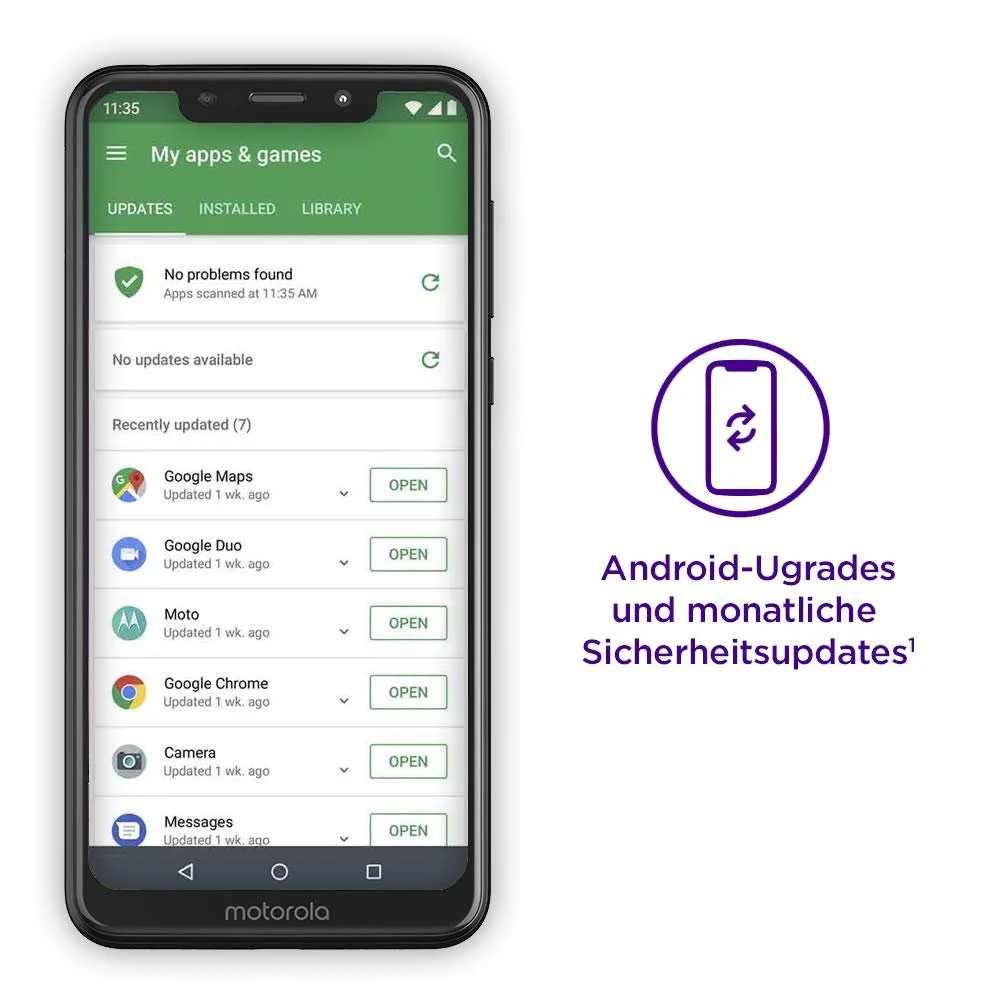 Смартфон Motorola One 64GB 5.86 дюйма, фото №4