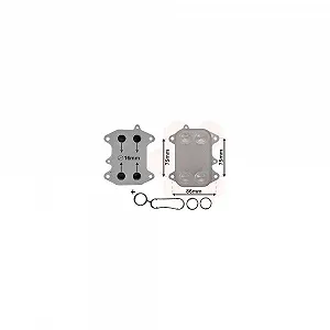 Масляный радиатор, моторное масло VAN WEZEL 58013700 *** IR PLUS *** для AUDI SEAT SKODA VW - Фото 1