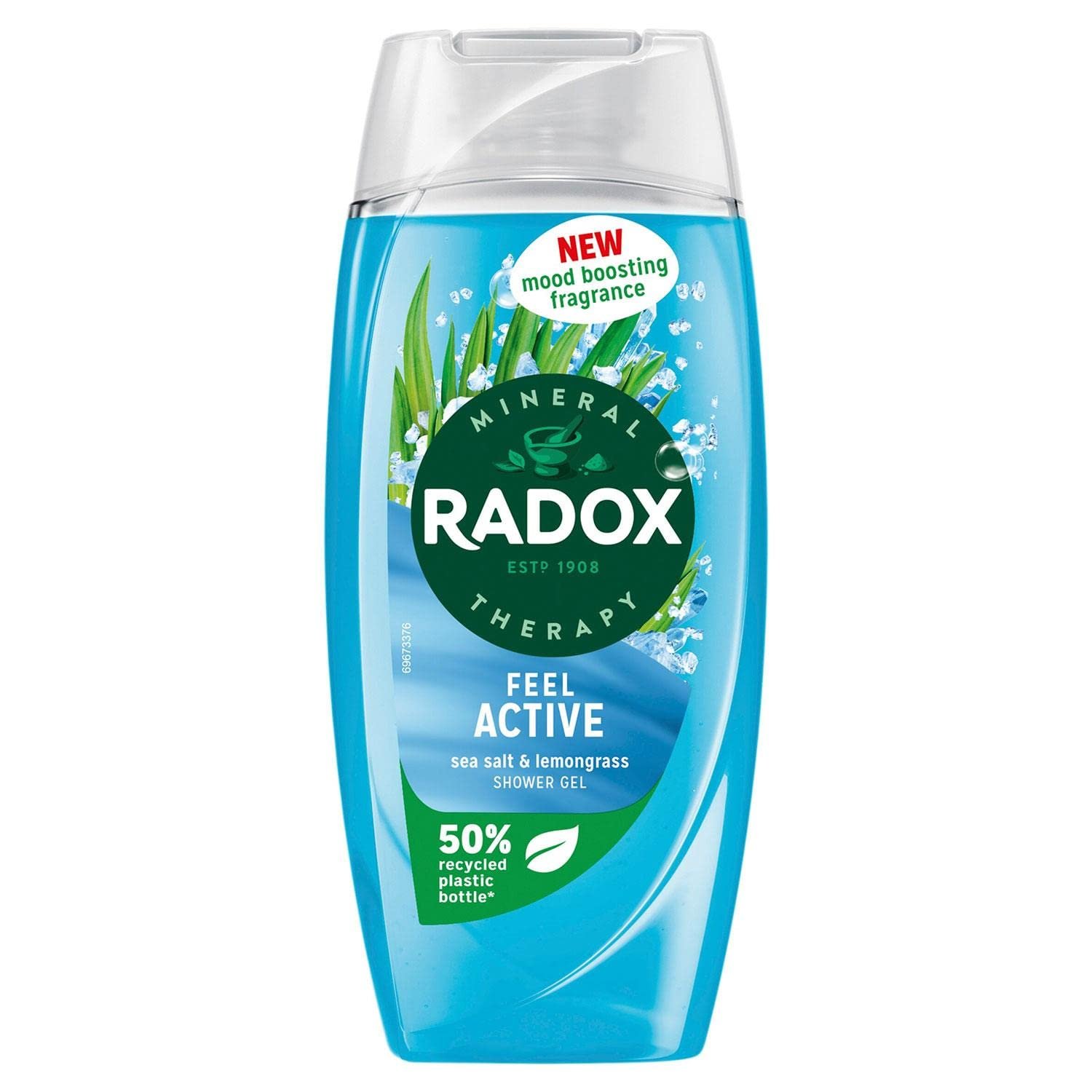 Гель для душа Radox Mineral Therapy Feel Active Морская соль и лемонграсс 225 мл (набор из 6 шт.), фото №2