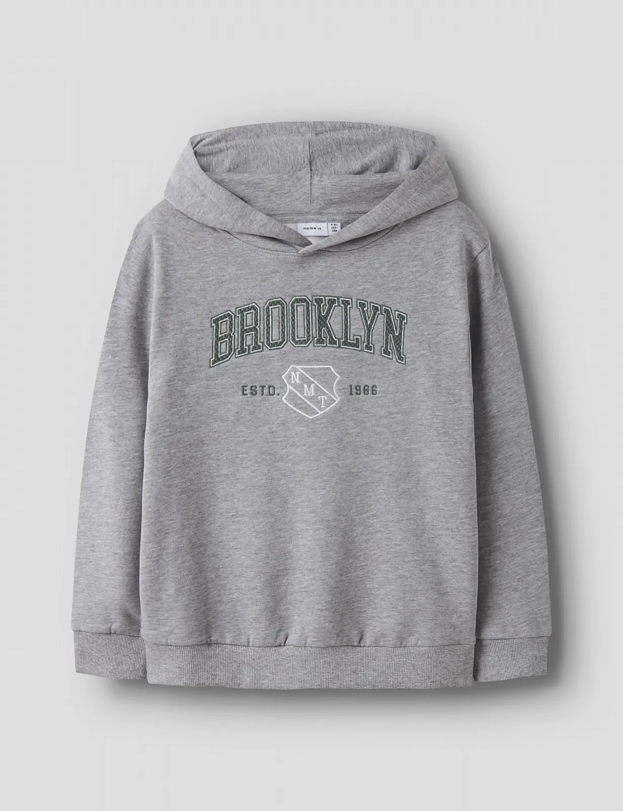 Толстовка NAME IT Nkmnewi LS Nreg Sweat Wh Bru для мальчиков, фото №3 Толстовка NAME IT Nkmnewi LS Nreg Sweat Wh Bru для мальчиков, фото №3