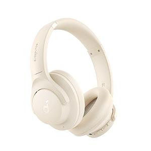 Наушники Soundcore Anker Q20i Bluetooth Over-Ear с гибридным активным шумоподавлением 40 часов воспроизведения ANC белый - Фото 1