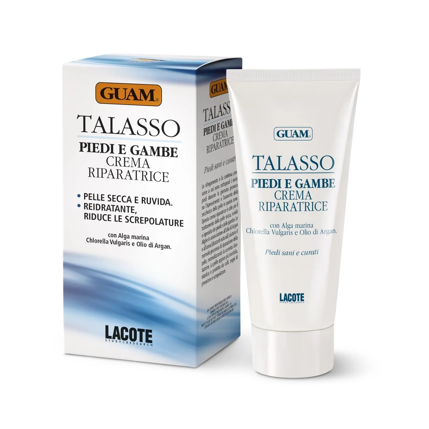 Восстанавливающий крем для стоп и ног Guam Thalasso Podos 100 мл, фото №1