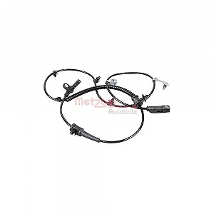 Датчик частоты вращения колеса METZGER 09001238 для OPEL GENERAL MOTORS, задняя ось слева - Фото 1