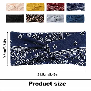 Набор из 8 женских летних спортивных повязок на голову. synthetic.ua - Фото 1