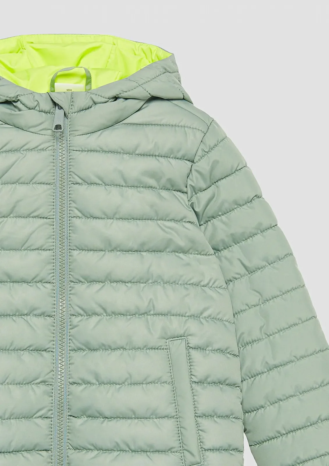 Легка стьобана куртка s.Oliver з декоративними світловідбиваючими деталями, фото №4