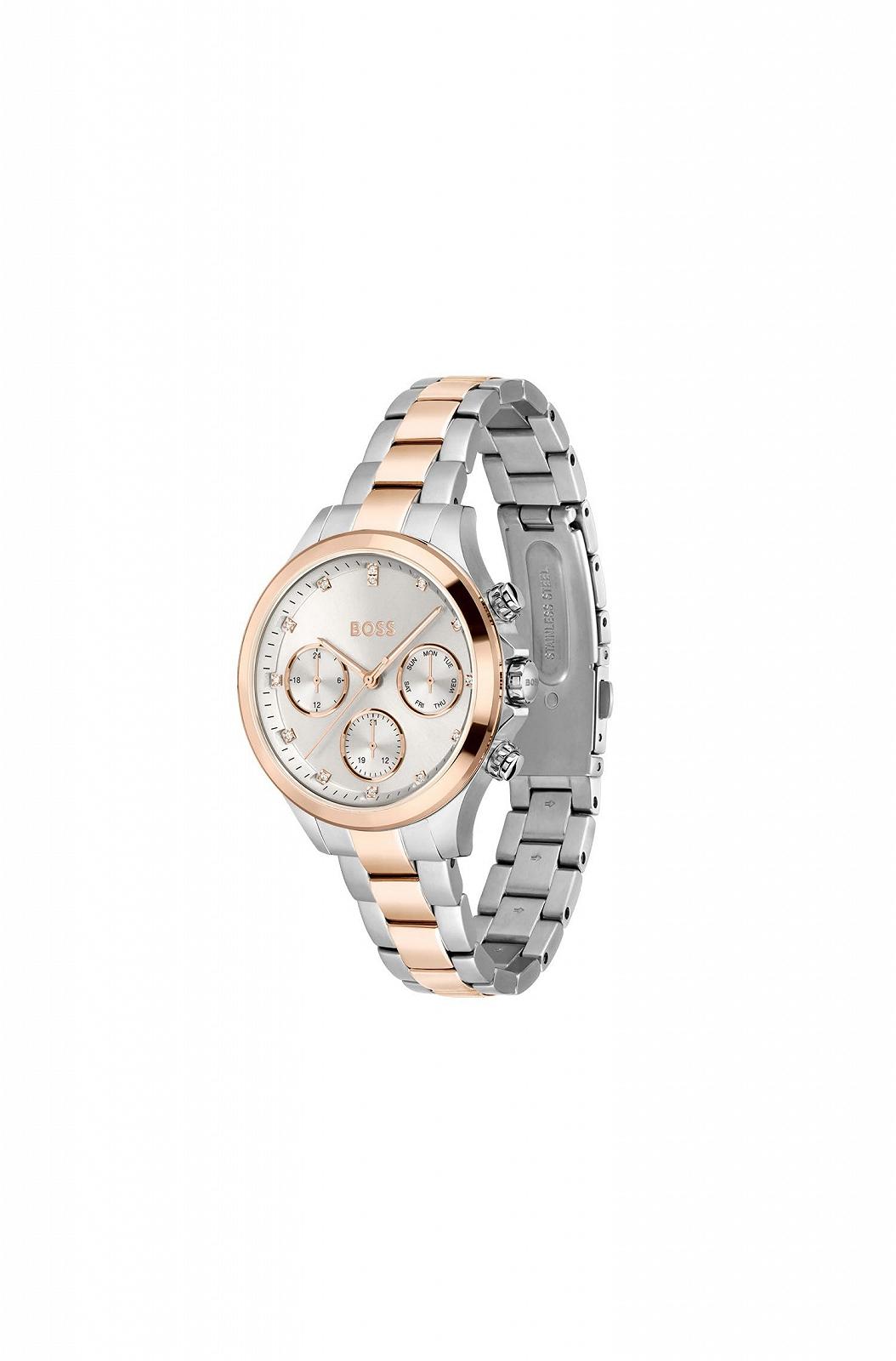 Жіночий годинник Кварцовий з мультициферблатом BOSS Hera Collection 1502564, багатокольоровий, класичний, фото №2