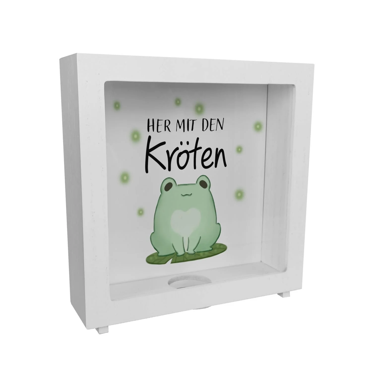 Скарбничка-рамка Frog Дерев'яна Kawaii, фото №1
