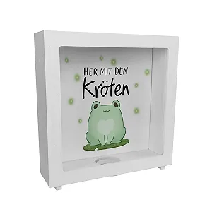 Скарбничка-рамка Frog Дерев'яна Kawaii - Фото 1