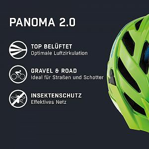 Шлем велосипедный ALPINA Panoma Reflective с сеткой от насекомых и возможностью установки LED для взрослых synthetic.ua - Фото 1
