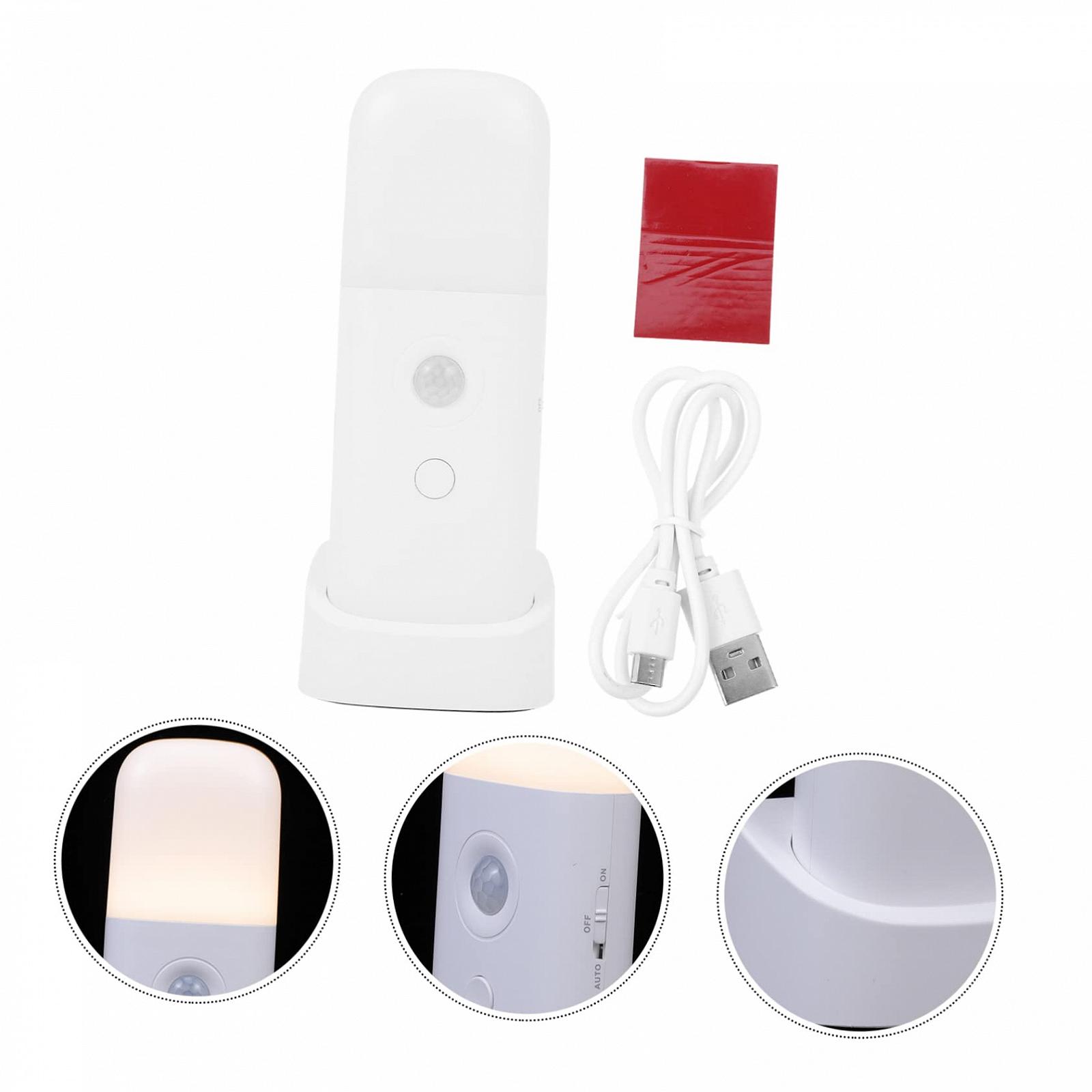 Лампа HOMSFOU Smart Body Sensor Lamp Нічна Смарт-підсвітка тіла Маленька Смарт-лампа тіла Проста приліжкова лампа Смарт-підсвітка тіла, фото №5