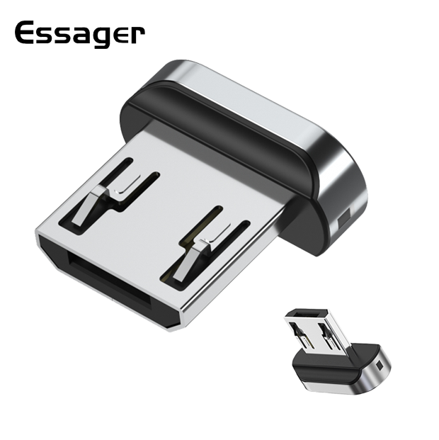 Магнитный коннектор ESSAGER micro USB (3А)(PS), фото №1