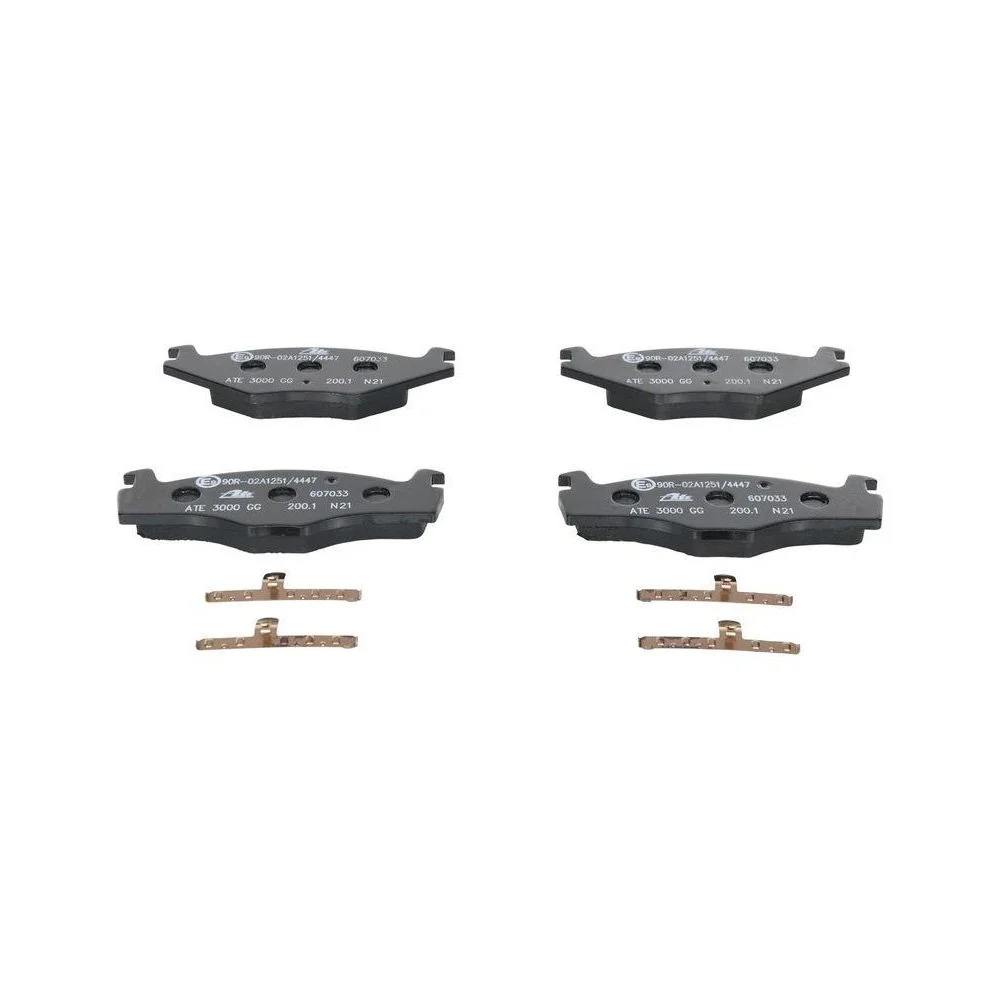 Комплект гальмівних колодок ATE 13.0460-7033.2 для SEAT VAG, передній міст, фото №1 Комплект гальмівних колодок ATE 13.0460-7033.2 для SEAT VAG, передній міст, фото №1