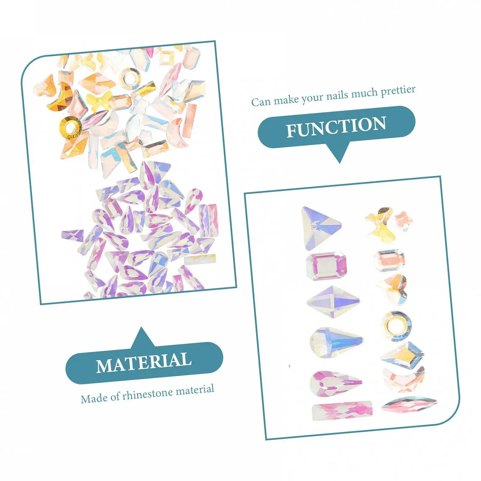 Стразы для ногтей для маникюра, украшения для ногтей, украшения для ногтей для женщин, фото №4