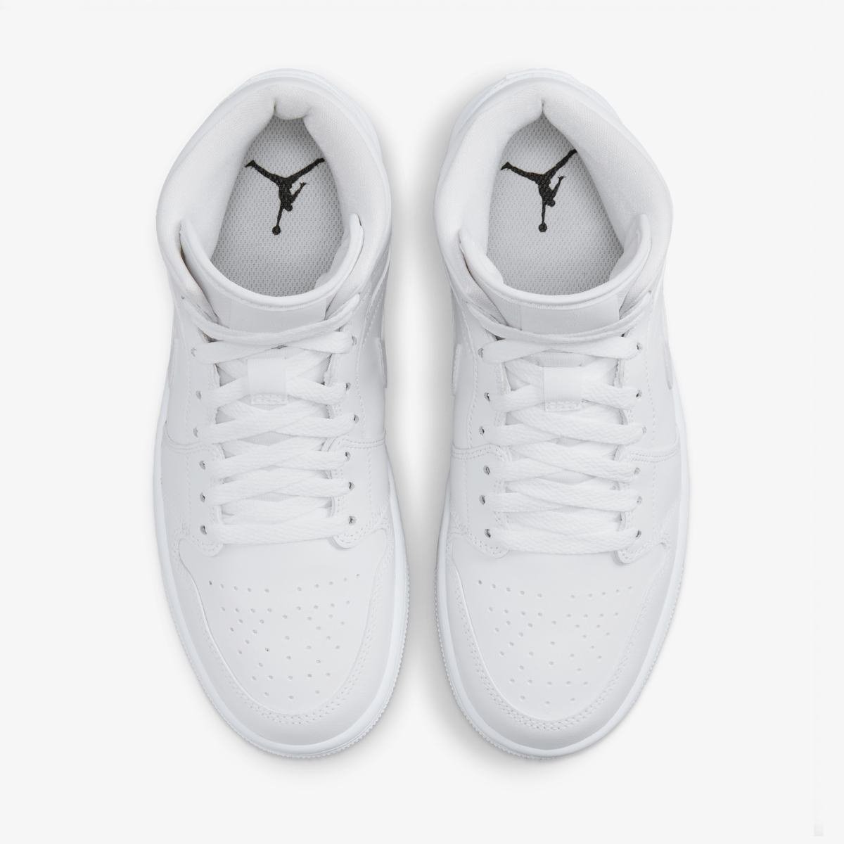 Кросівки Jordan 1 Mid White 38, фото №4