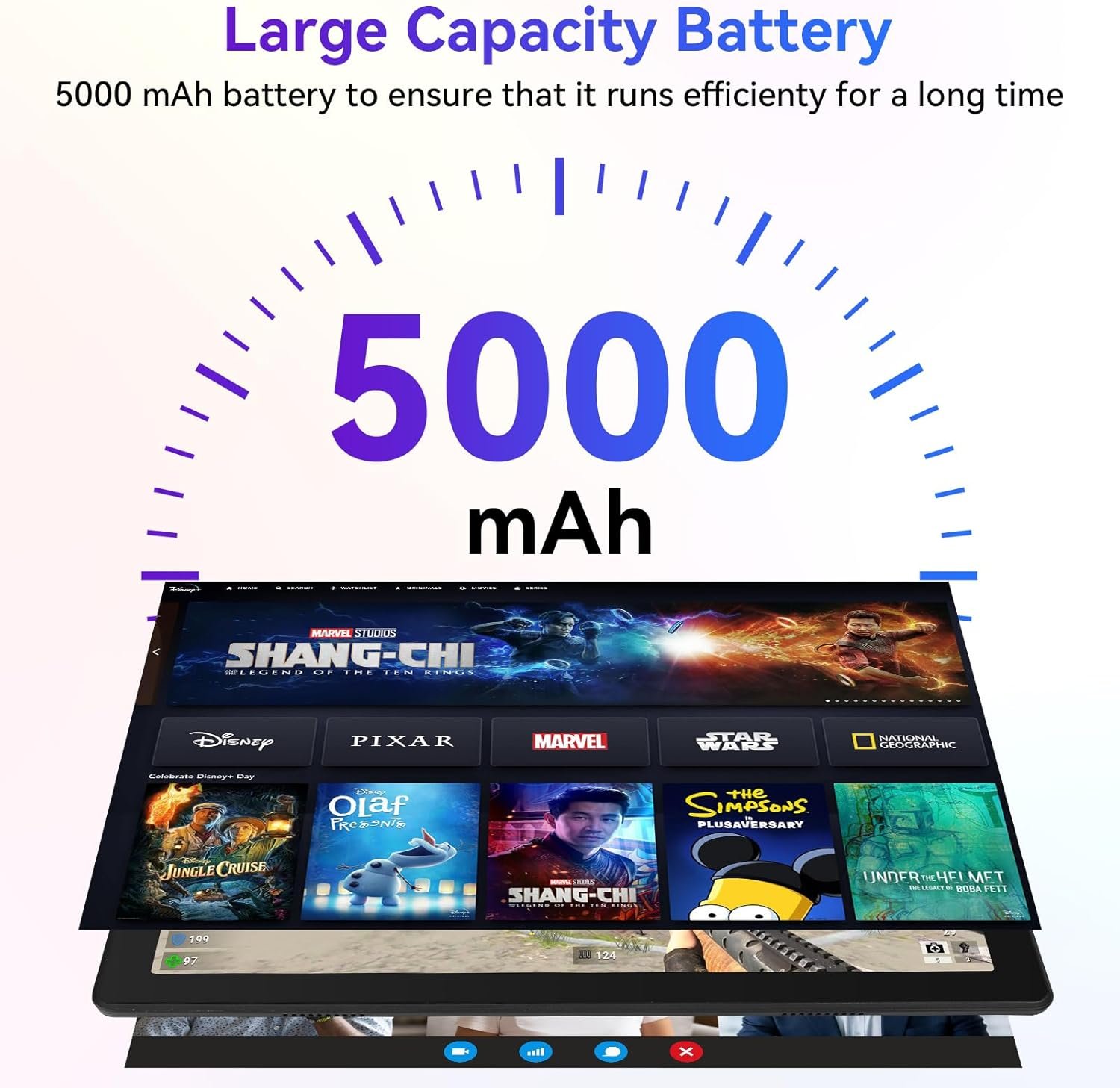 Планшет 10.1" Caxilysh A10 (3+7)/64Gb 4G 2-SIM 8 ядер Android 14 5000 mAh Чорний, фото №6