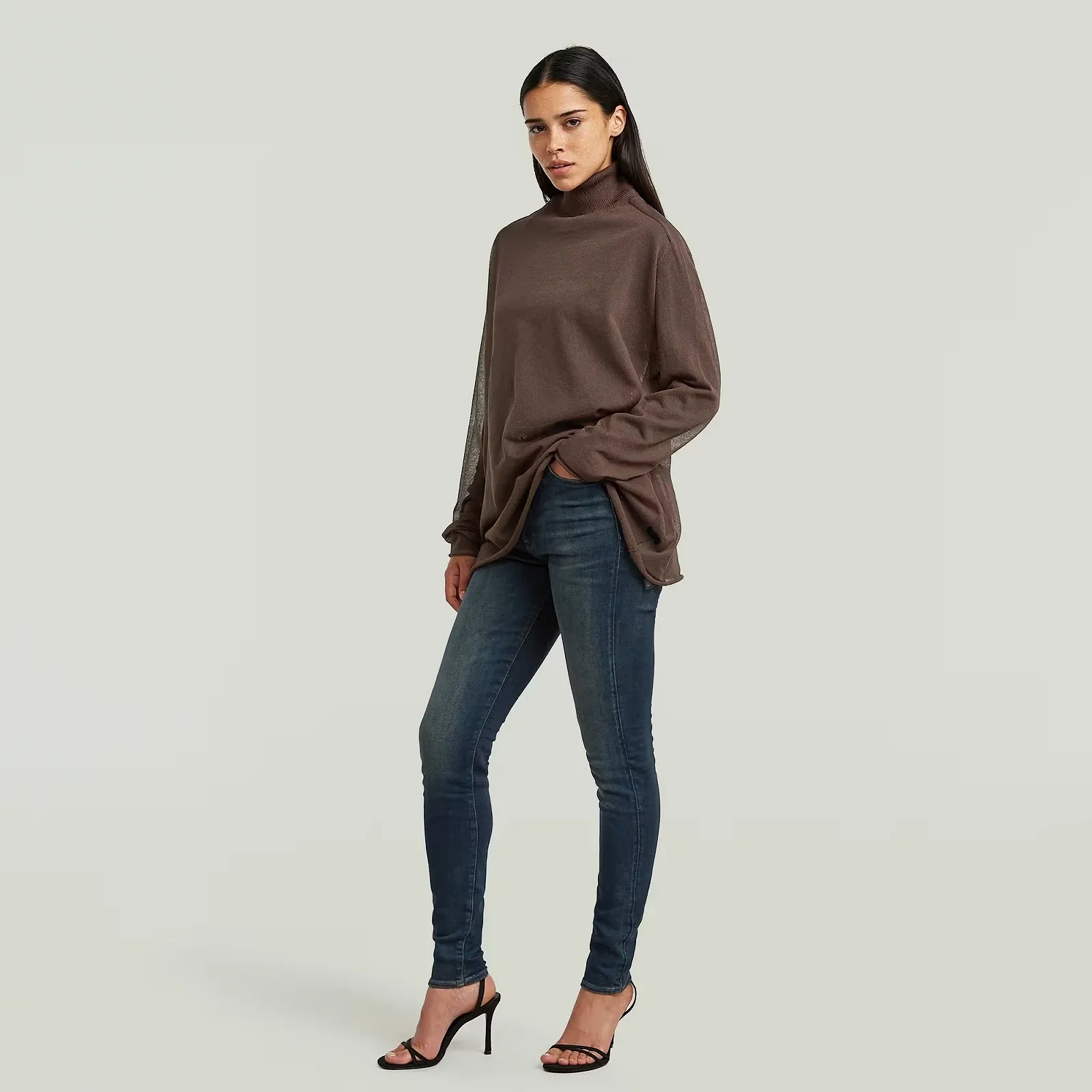 Жіночий светр G-Star RAW Sheer Loose Turtle Knitted Sweater - S, фото №6 Жіночий светр G-Star RAW Sheer Loose Turtle Knitted Sweater - S, фото №6