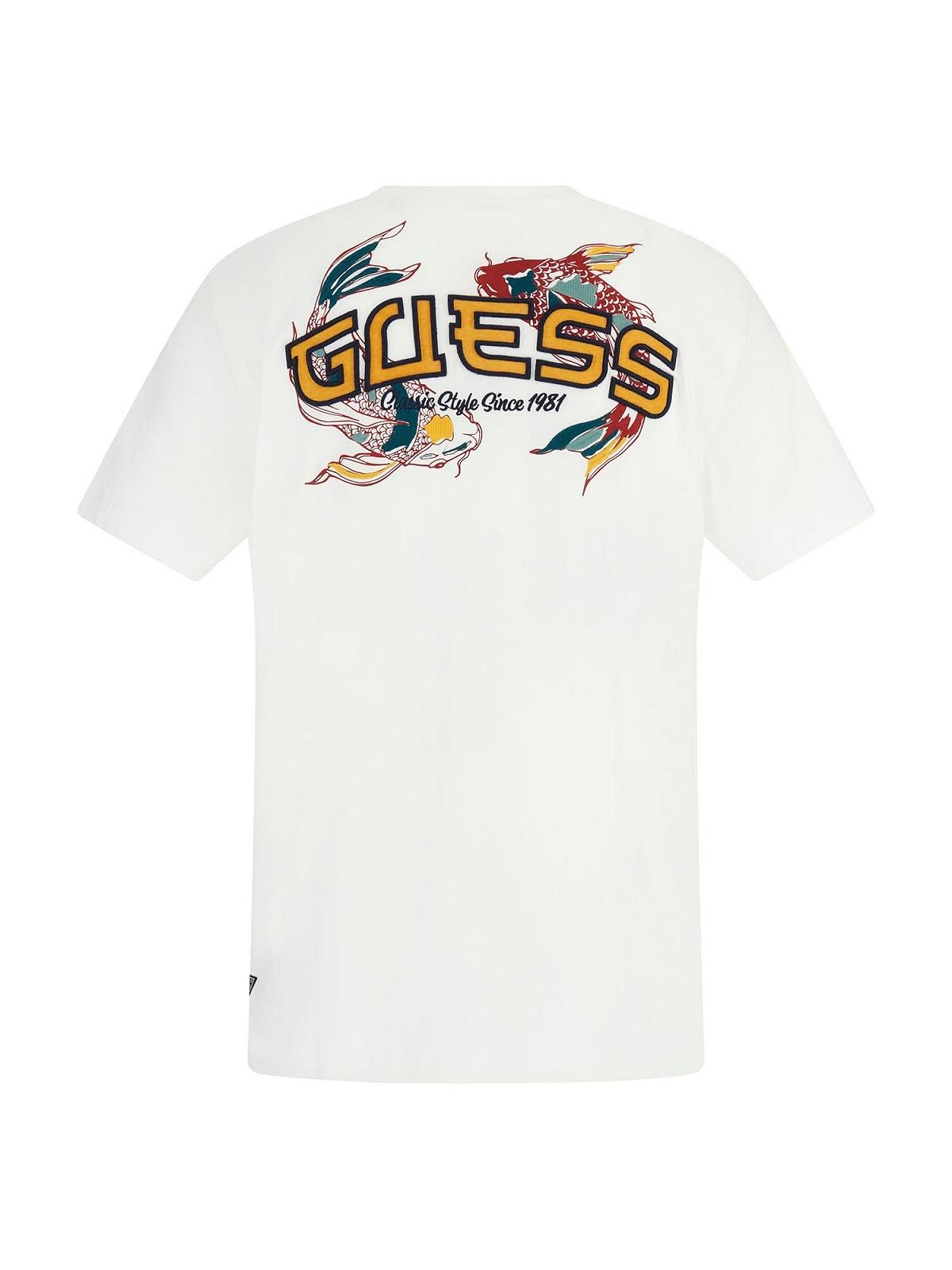 Мужская футболка GUESS - Classic Style Since 1981 Tee - Белый - L, фото №2