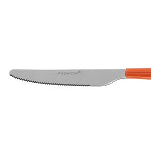 Набор столовых приборов Generico Stripe 16 предметов, нержавеющая сталь 18/0, оранжевый ABS-пластик цена на synthetic.ua - Фото 1 Набор столовых приборов Generico Stripe 16 предметов, нержавеющая сталь 18/0, оранжевый ABS-пластик synthetic.ua - Фото 1