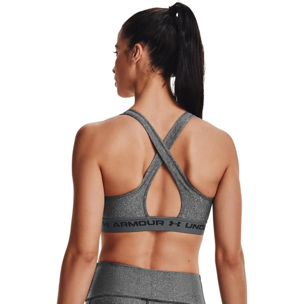 Спортивний бюстгальтер Under Armour Crossback Mid Heather (1 шт.), фото №2 Спортивний бюстгальтер Under Armour Crossback Mid Heather (1 шт.), фото №2