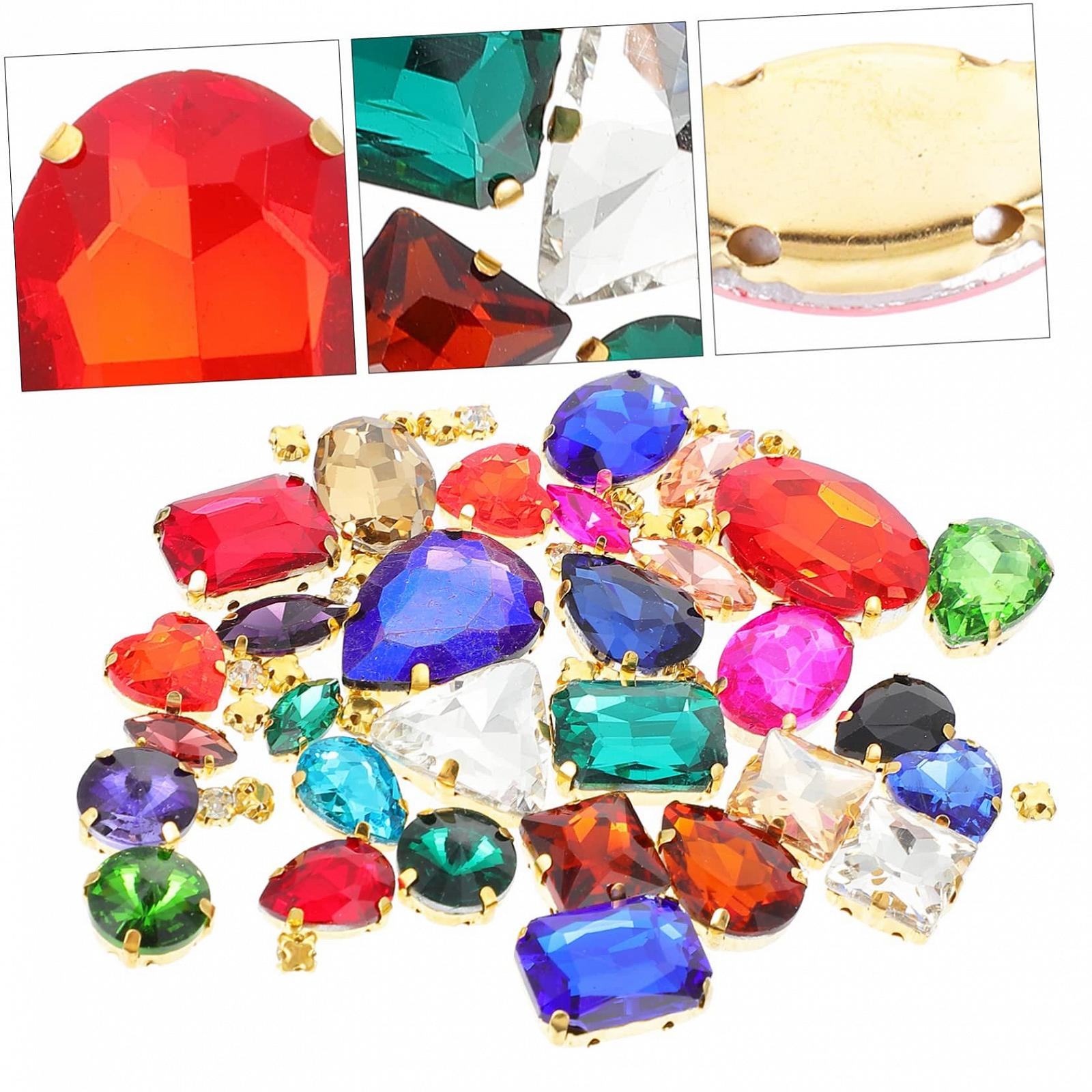 Пришивные кристаллы для ногтей с когтями, 1 набор, фото №7