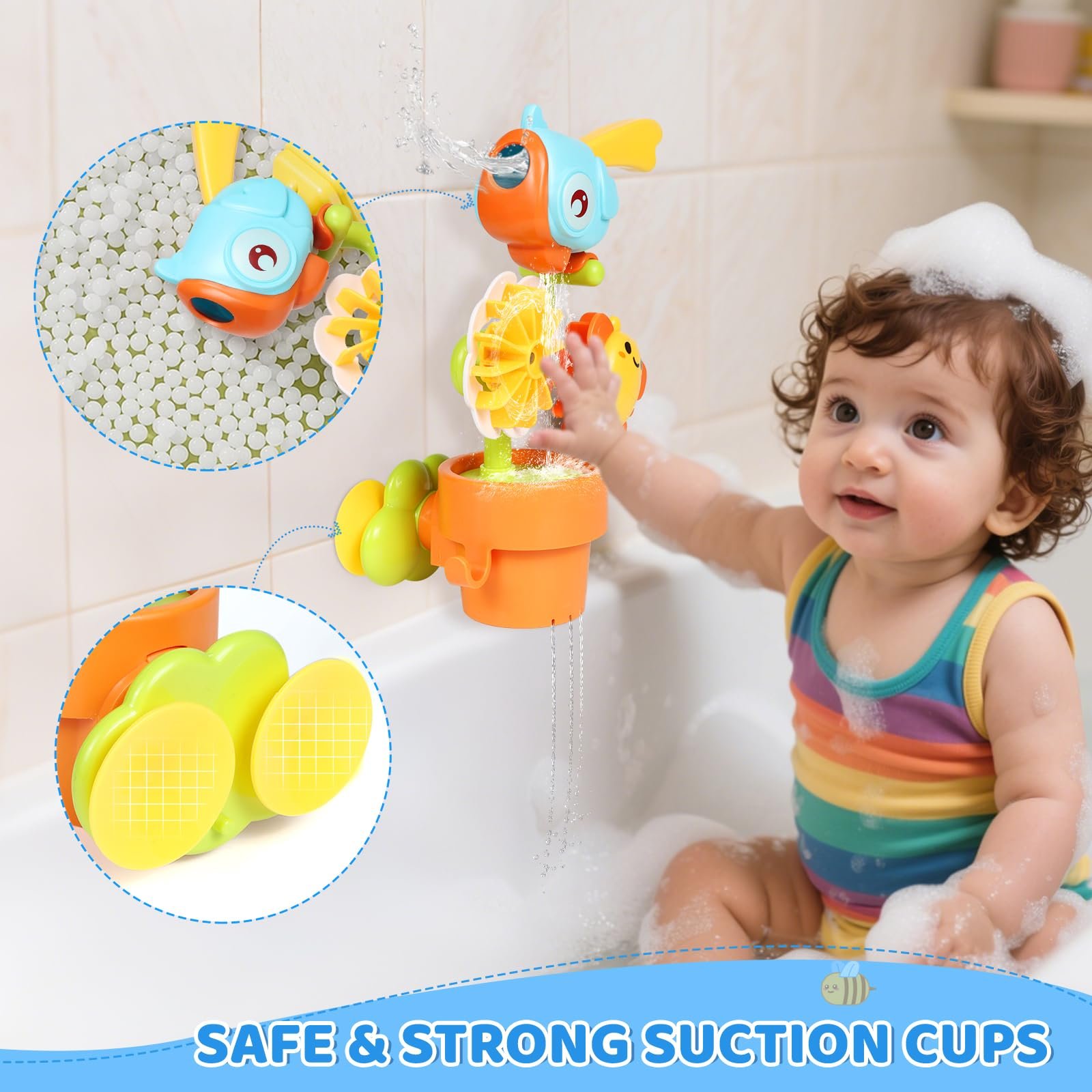 Интерактивная игрушка для ванной для малышей, фото №5