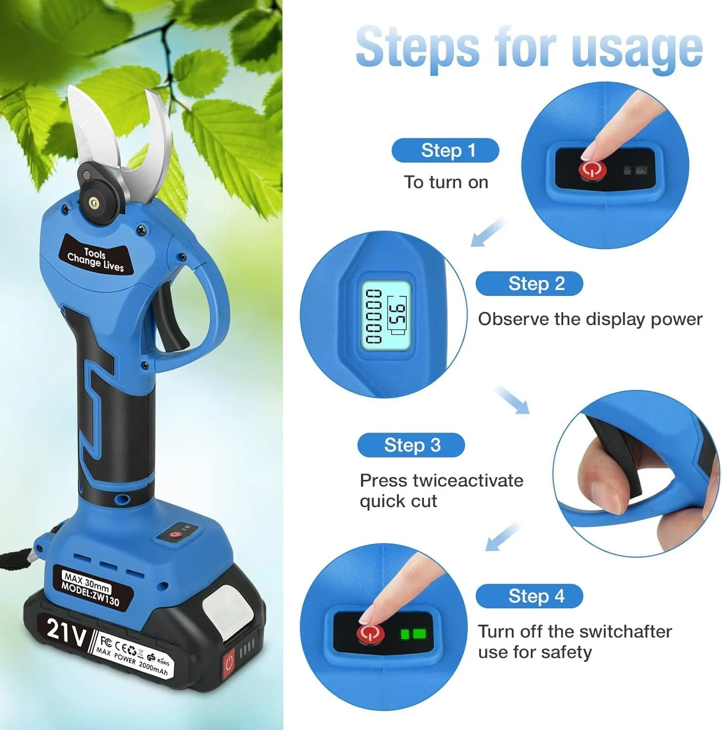 Електричні ножиці для обрізки SHAVINGFUN, фото №3