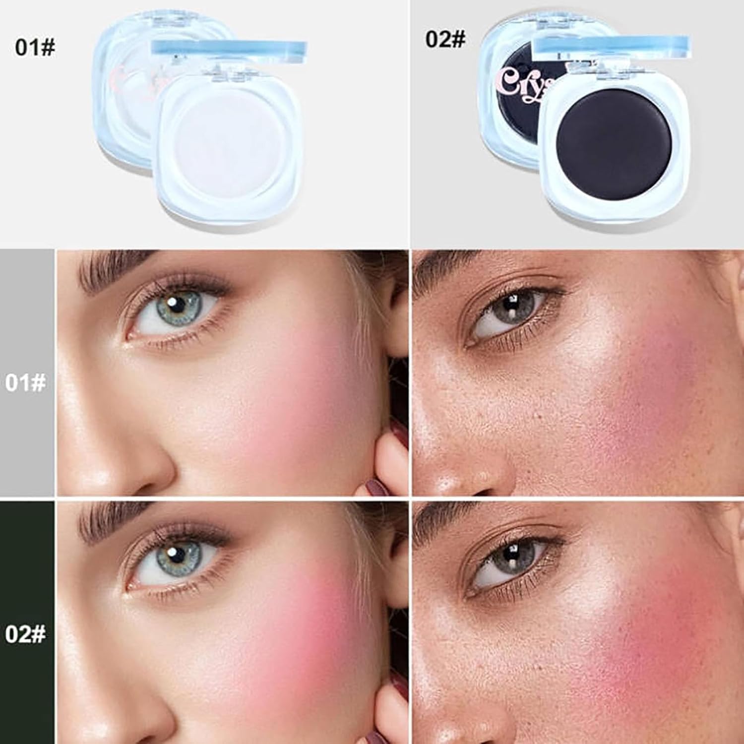 Бальзам Magic Colour Change Blush Crystal Make Up #01+02, фото №5