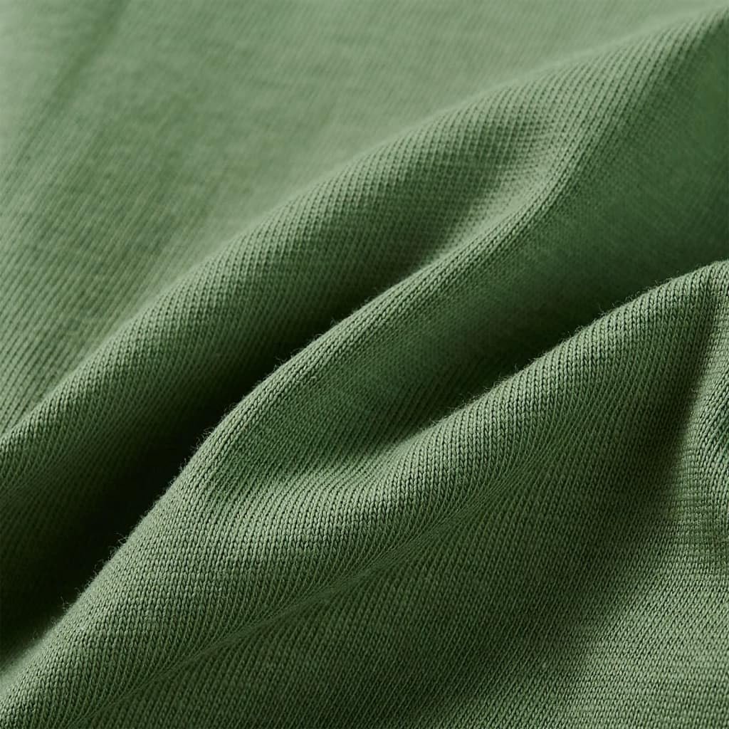 Сорочка з довгими рукавами vidaXL Дитяча Сорочка з довгими рукавами, хакі, фото №2