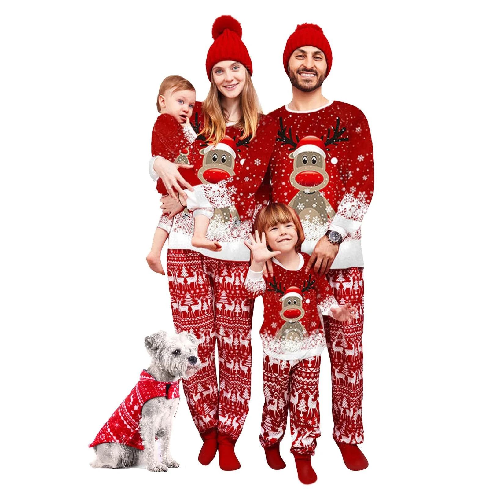 Комплект піжам Menore для всієї родини, фото №1 Комплект піжам Menore для всієї родини, фото №1