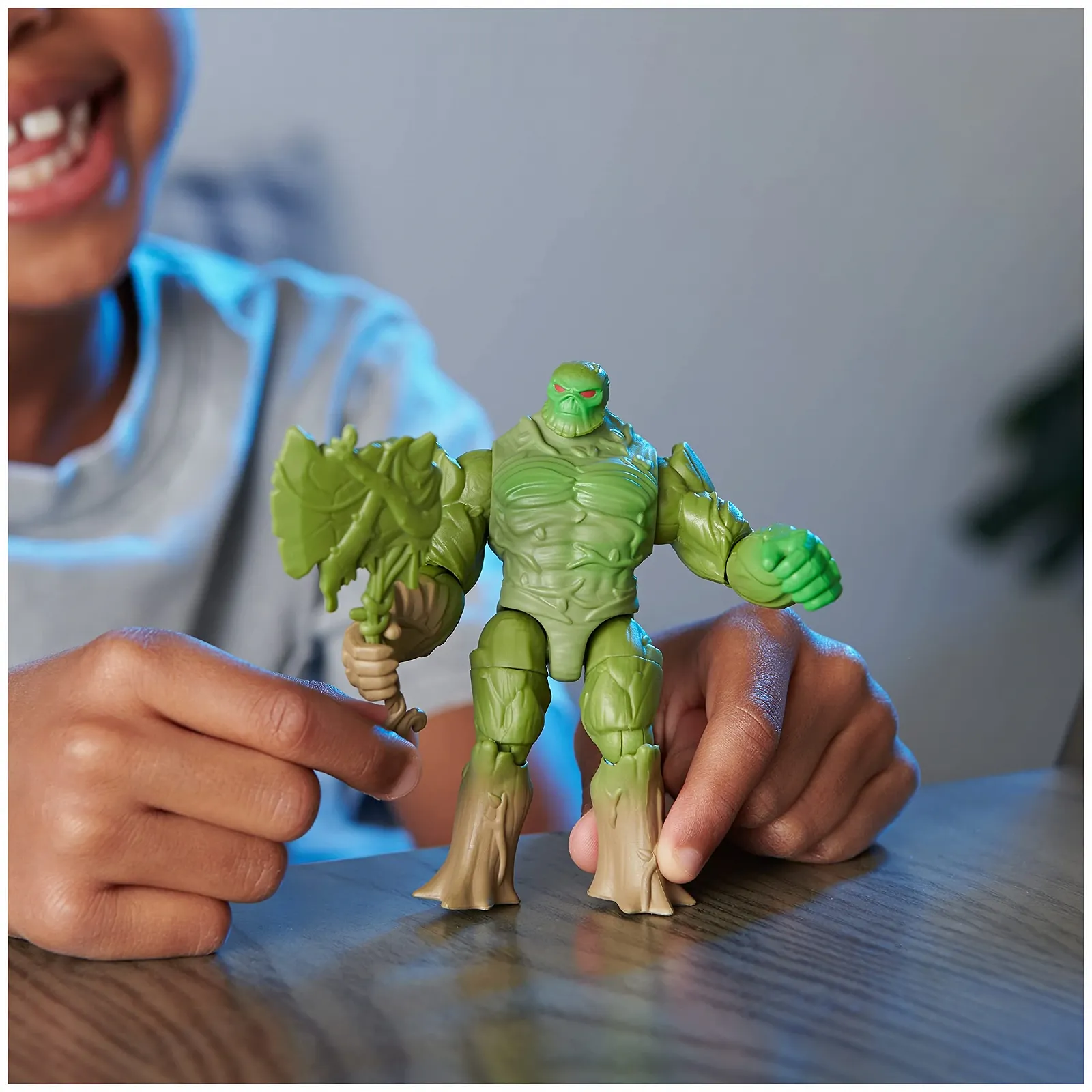 Набір Batman Armory Attack Batcycle з 2 фігурками 10 см Batman та Swamp Thing, фото №6