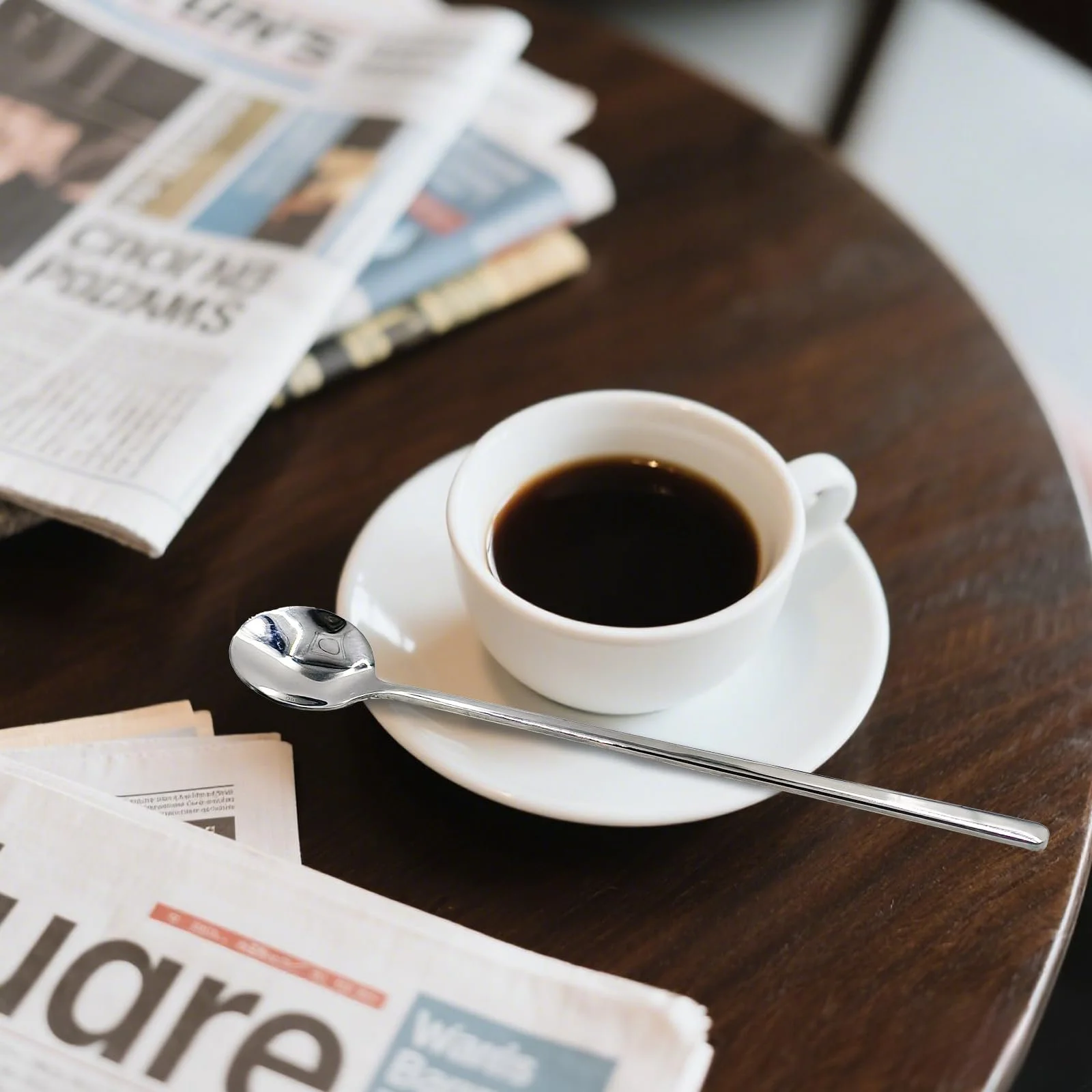 Ложки Набор 6 шт Cromargan Полированная нержавеющая сталь Ложки для варки яиц всмятку и вкрутую Д 17 см, фото №2