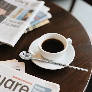 Ложки Набор 6 шт Cromargan Полированная нержавеющая сталь Ложки для варки яиц всмятку и вкрутую Д 17 см synthetic.ua - Фото 1