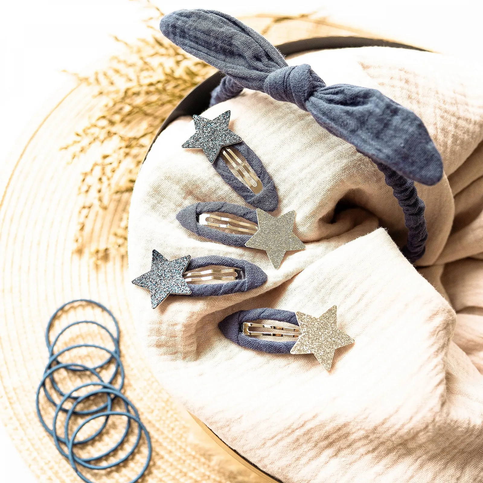 Обруч на голову Papierdrachen Темно-синій, фото №6