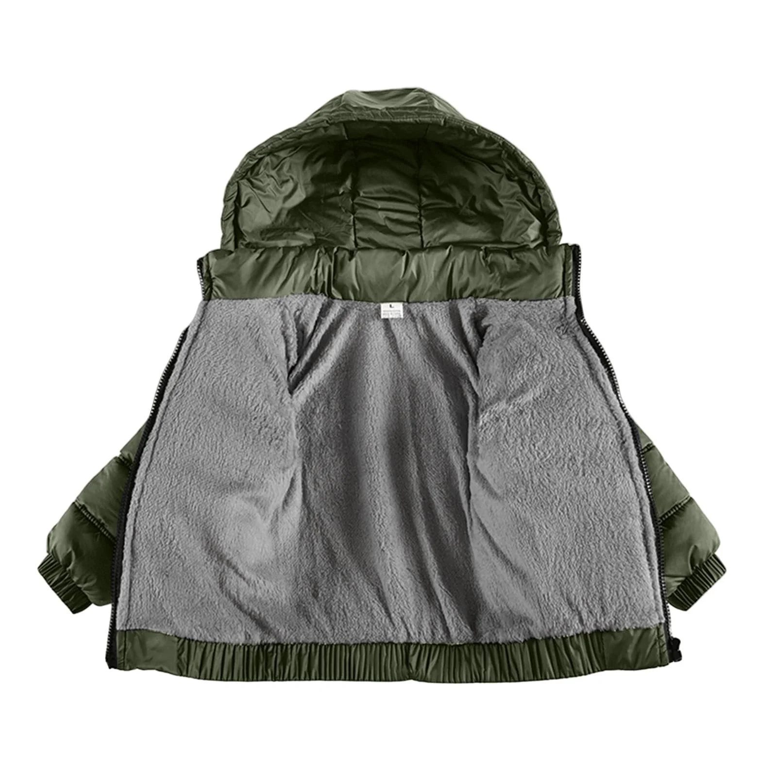 Дитяча Зимова Куртка-Пальто Утеплена Тепла Пухова, фото №4