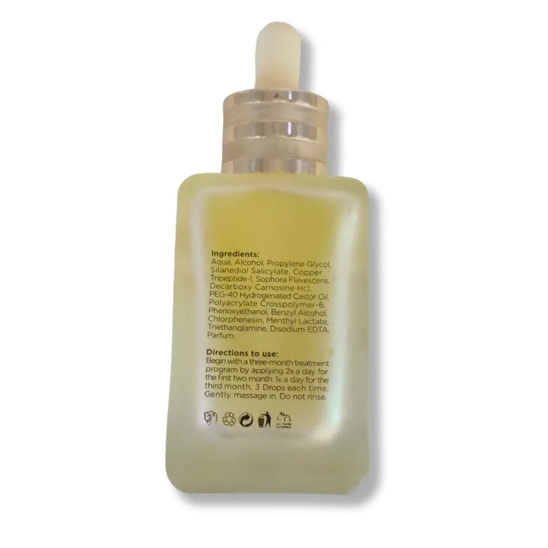 Інтенсивний засіб для волосся Mayraki Professional Mayraki з мідним пептидом Ghk-Cu Dht Blocker для густішого та міцнішого росту волосся 45 мл, фото №4