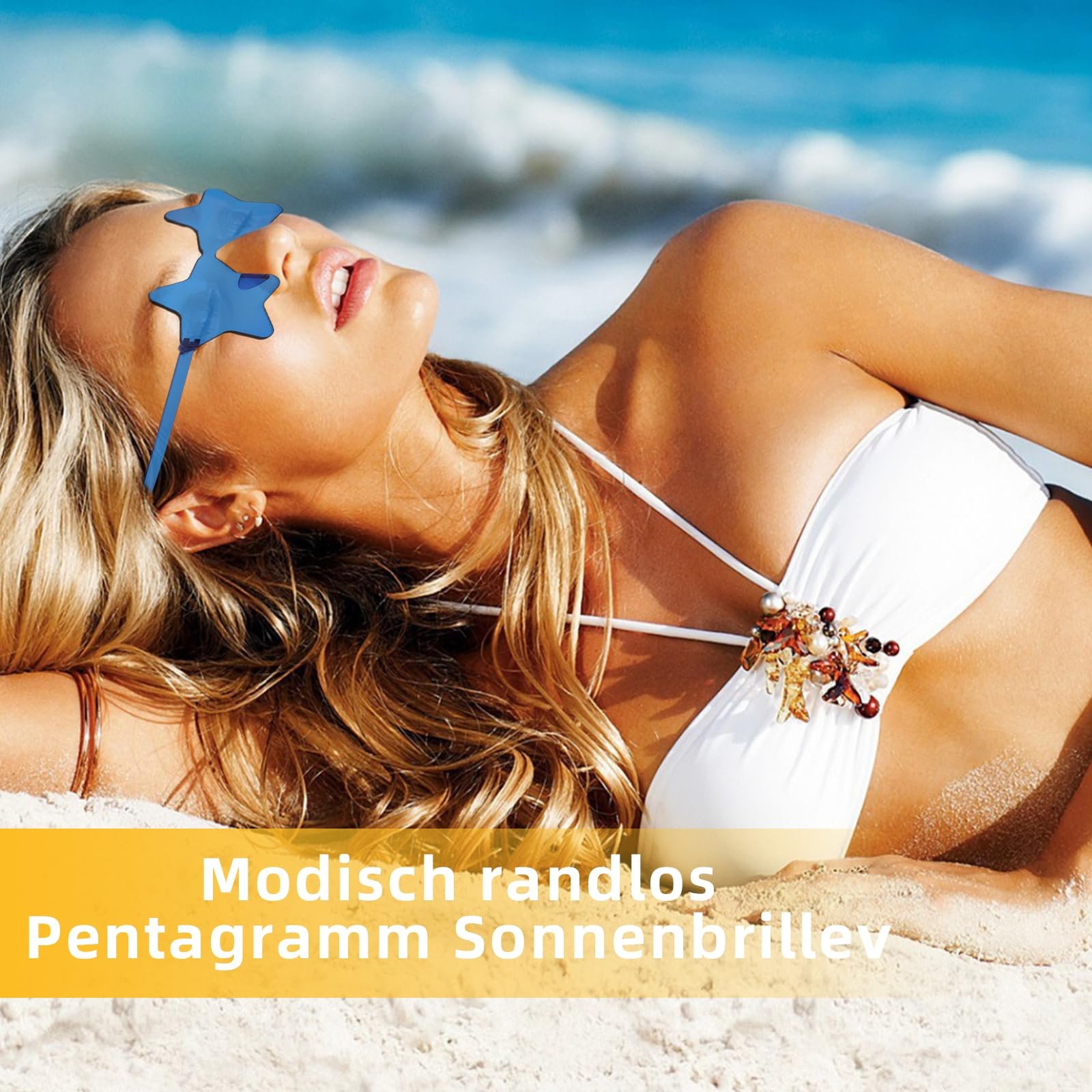 Сонцезахисні Окуляри Зірка Різнокольорові, 6 пар, фото №5