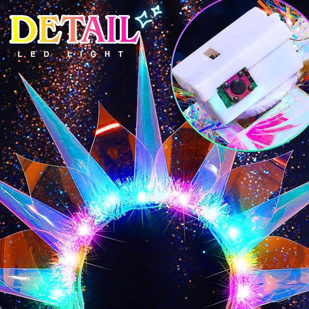 LED Обруч для волос Светящаяся Богиня, фото №4