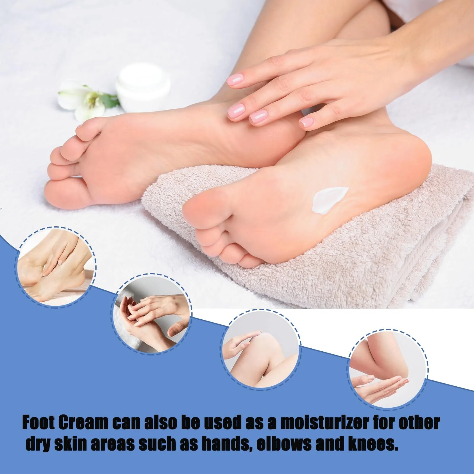 Крем для ног увлажняющий против трещин с мочевиной 60% 2 шт., фото №7