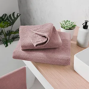 Полотенце для рук 6 шт. 50 x 100 см 100% хлопок Oeko-Tex лиловый synthetic.ua - Фото 1