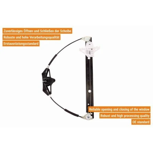 Склопідйомник VAICO V10-7602 AUDI SEAT SKODA VW VAG, фото №3