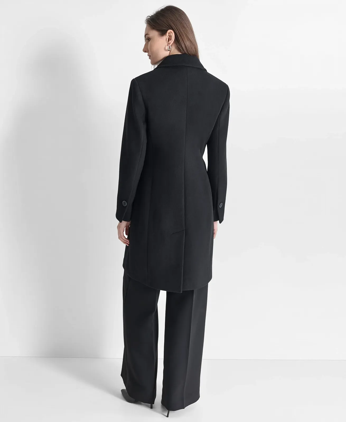 Пальто DKNY Шерсть Женское, фото №3 Пальто DKNY Шерсть Женское, фото №3