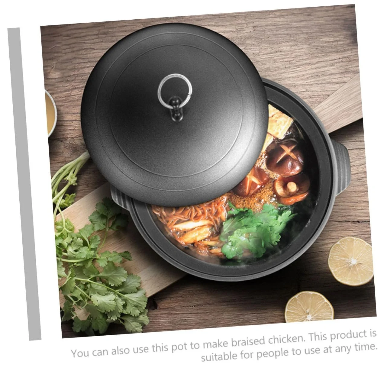 Гусятниця для запікання VALICLUD чавунна жовта, фото №3