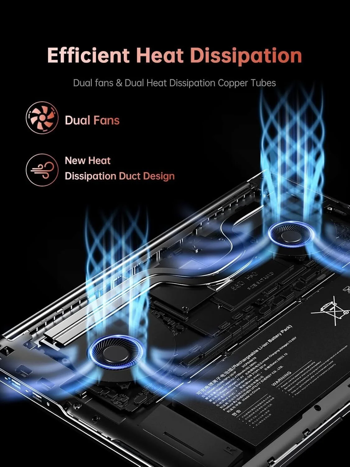 Ноутбук 16" AOC RX16 Ryzen 7 6800H RAM 16GB SSD 512GB Windows 11 Алюминиевый корпус, фото №7