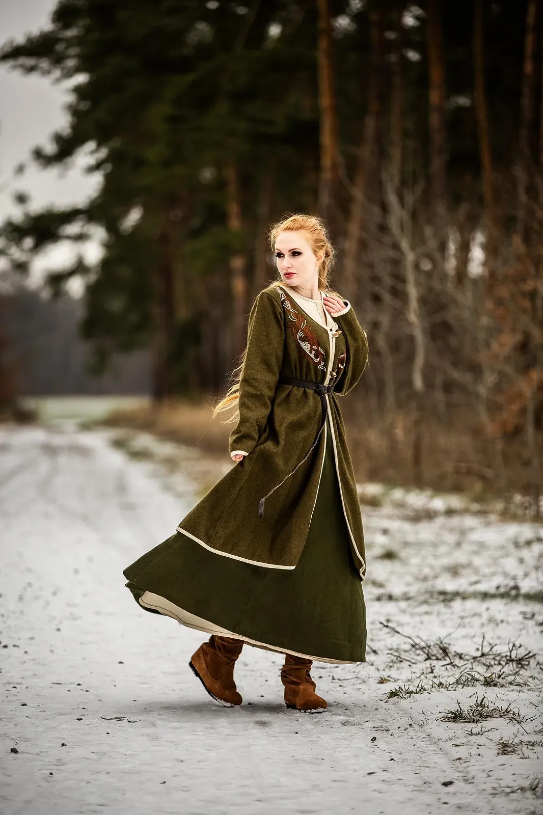 Пальто Leonardo Carbone Viking Birka Skadi Класичний, фото №3