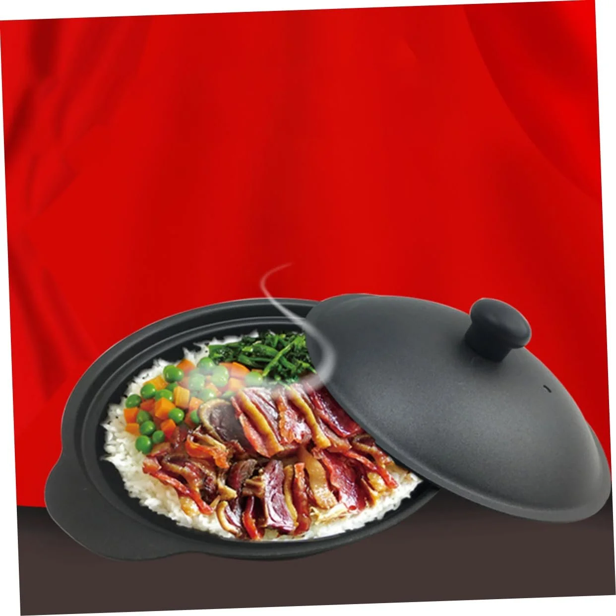 Кастрюля VICASKY Чугунная с крышкой 18 см Черная, фото №4 Кастрюля VICASKY Чугунная с крышкой 18 см Черная, фото №4